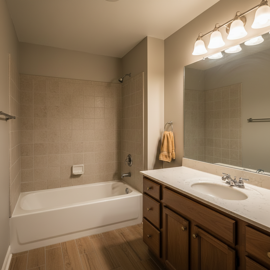 Bathroom after