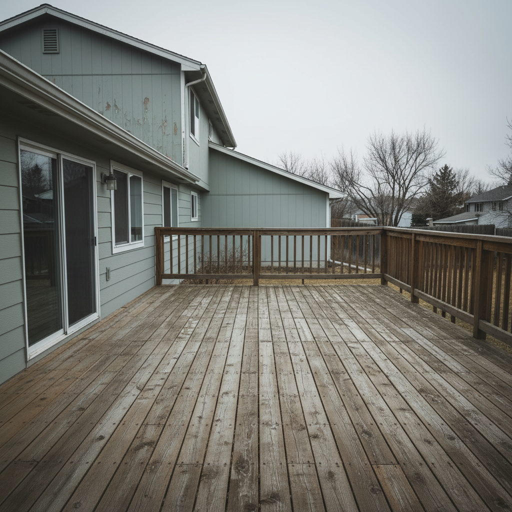 Deck before