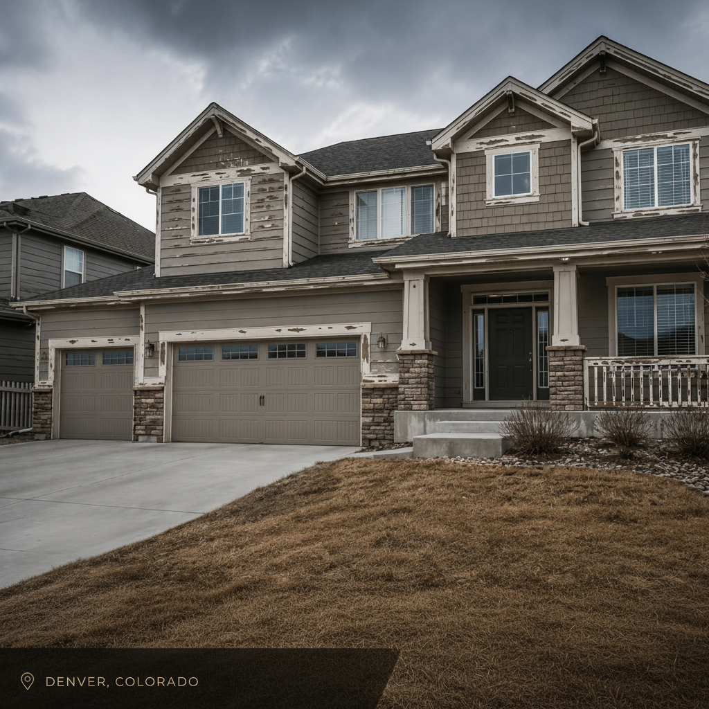 Exterior before